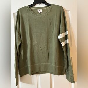 NWT SUNDRY Stripe Oversized Sweatshirt, size 2 (Medium)